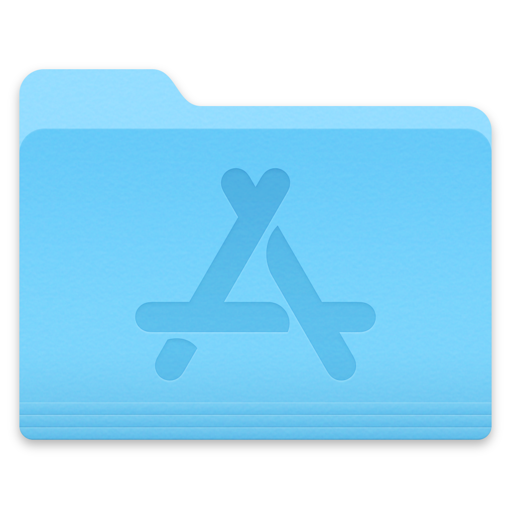 Applications folder icon on macOS
